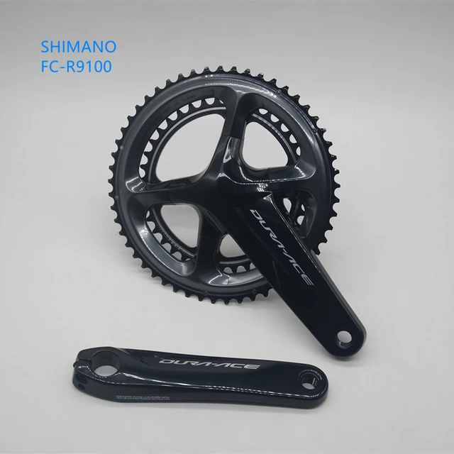 SHIMANO DURA ACE DA R9100 crankset 2x11S HOLLOWTECH II FC R9100 Road Crank  set 22s speed 170mm 172.5mm 53-39T 52-36T 50-34T - AliExpress 18