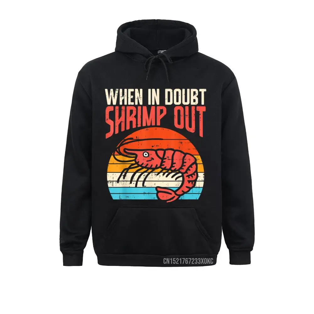 When In Doubt Shrimp Out Retro BJJ Brazilian Jiu Jitsu Gift Hoodie Men Winter Hoodies Labor Day Sweatshirts Design