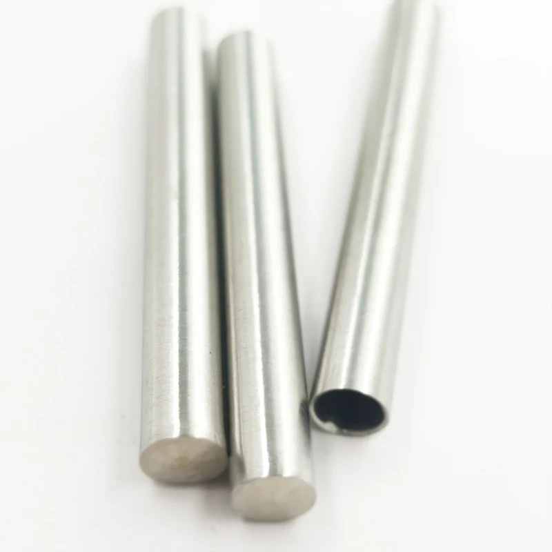 10pc stainless steel 304 metal pipe 6*50 for temperature sensors DS18B20 PT100 metal probe sensor protector cover