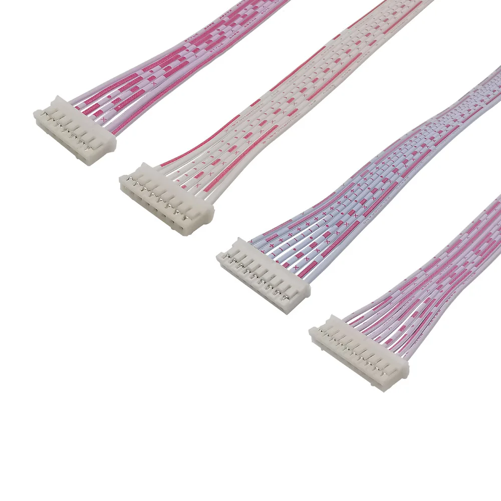 10 szt. JST ph2. 0 2.0mm 2P 3P 4P 5P 6P 7P 8P 9P 10-pinowa wtyczka żeńska złącze przewodu kablowego pojedyncza/podwójna głowica 26AWG 20CM — zdjęcie 6