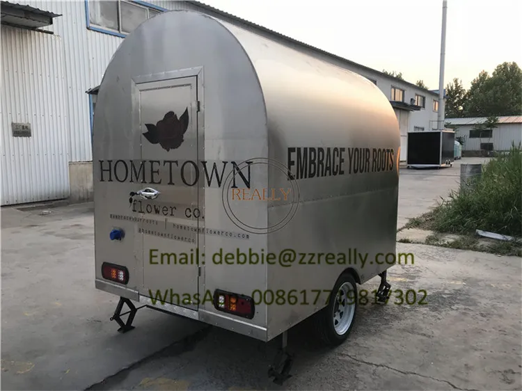 Camión de comida personalizado de China, remolque de comida crepé, carrito para perros calientes, quiosco, camión de café para aperitivos, remolque de comida