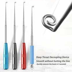 Herramienta extractora rápida de acero inoxidable para pesca en invierno, separador de anzuelos de pesca de seguridad, desacoplamiento rápido, productos de pesca