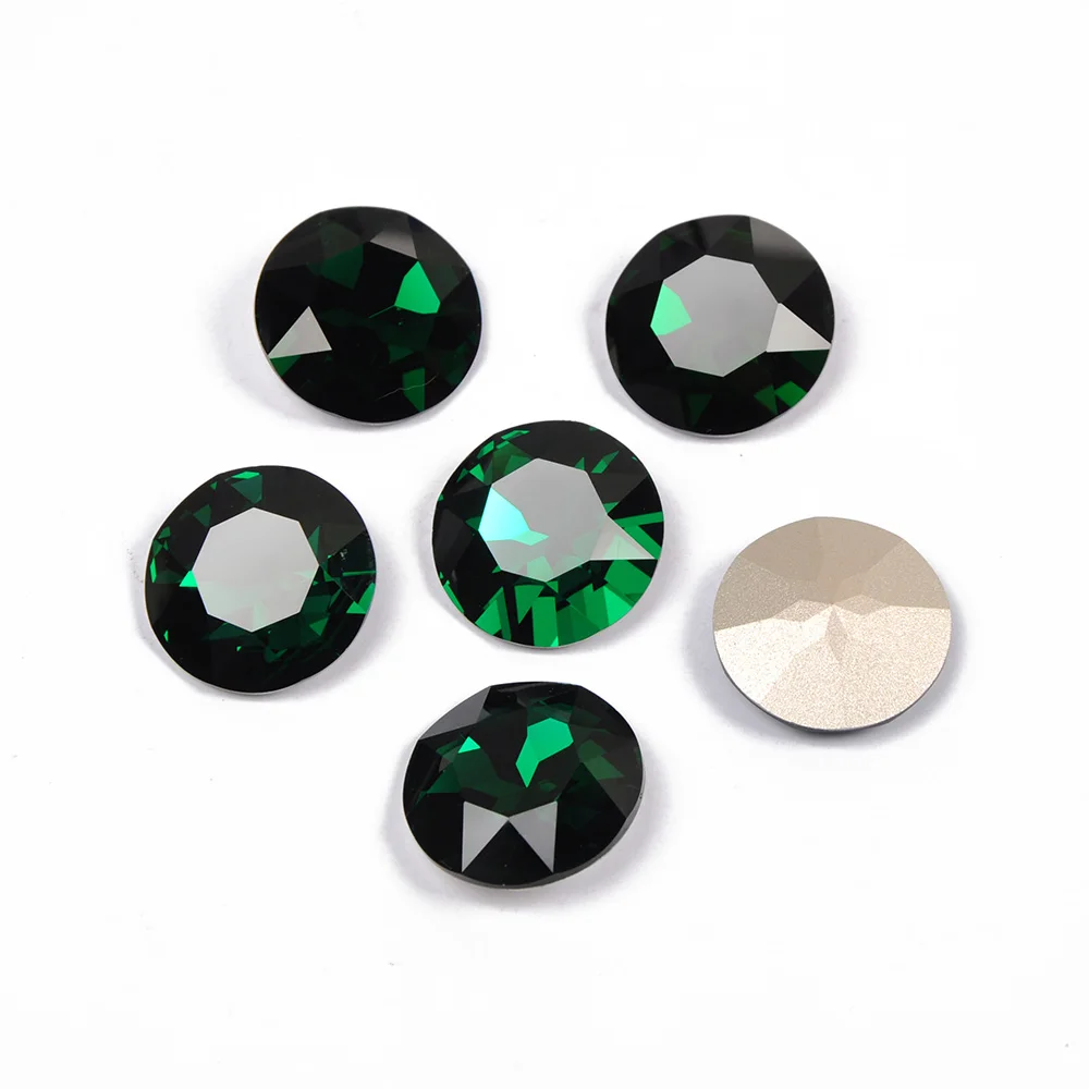 YANRUO 1201 Runde 27mm Phantasie Steine Nähen Steine Und Kristalle DIY Schmuck Handwerk Große Strass Diamant Helle Für Kleidung – Detail 6