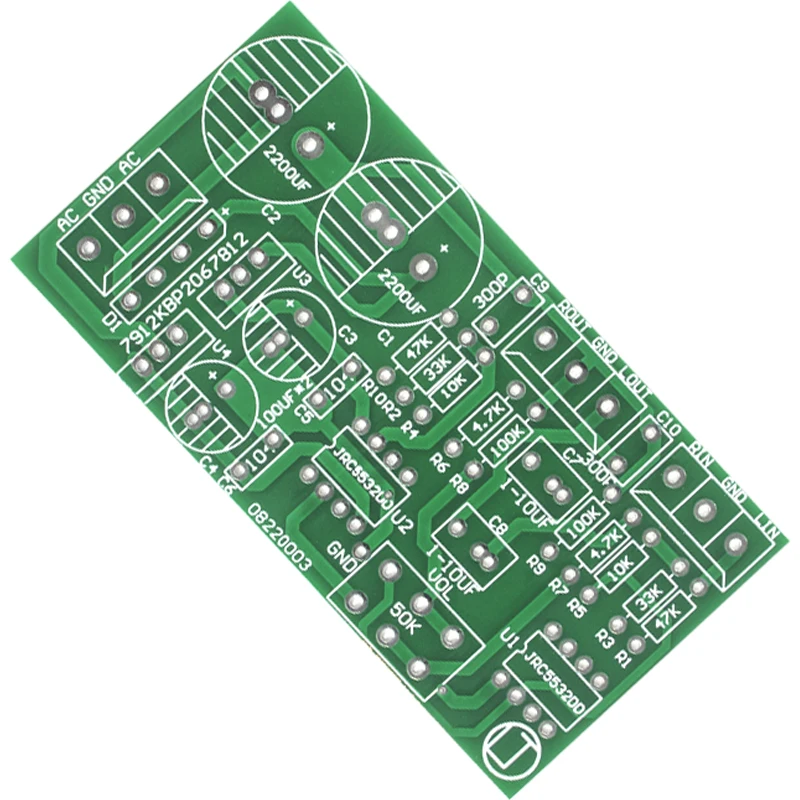 อ้างอิง A1 Circuit ออกแบบไข้ Preamplifier PCB ว่างเปล่า PCB พิมพ์วงจร Circuit Board