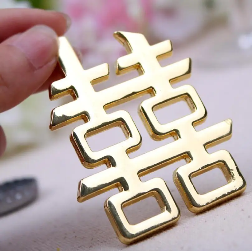 

Wholesale Hot Chinese Theme Double Happiness Bottle Opener Asian Themed Wedding Favors