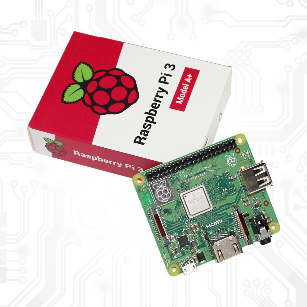 Raspberry pi 3 modelo a + plus pi 3a + com 2.4g e 5g, wifi 4.2, bluetooth 4 core 1.4g cpu