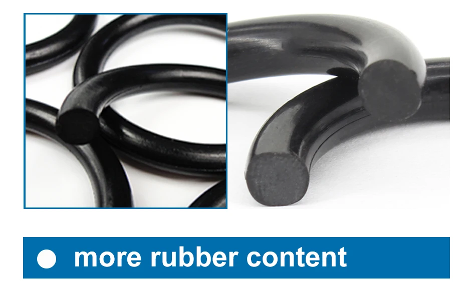 CS1.5mm OD4-125 NBR O Ring Seal Gasket Thickness Oil and Wear Resistant Automobile Petrol Nitrile Rubber O-Ring Waterproof Black