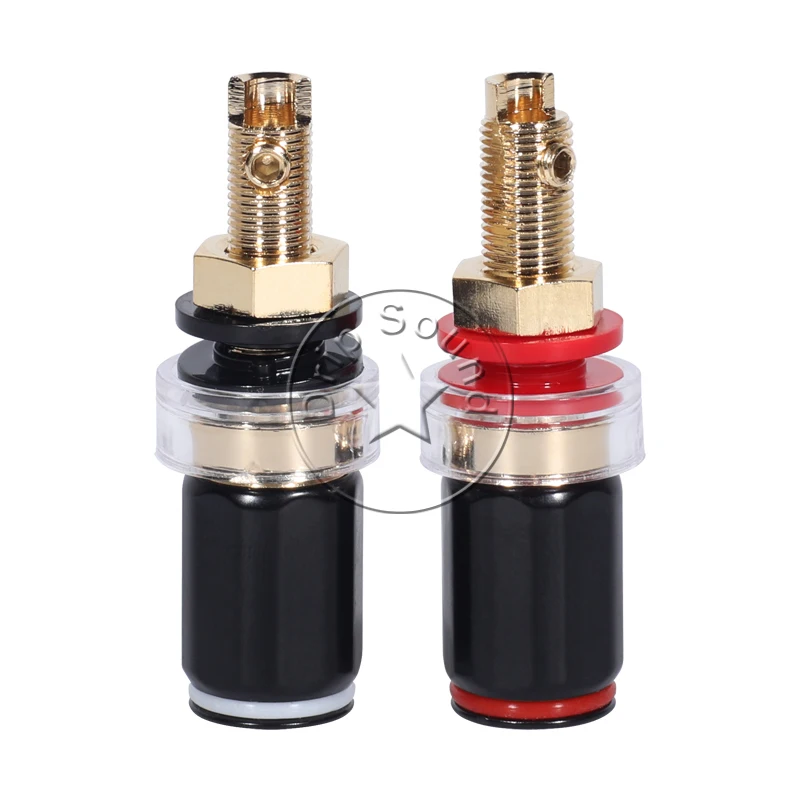2 Stuks Versterker Luidspreker Solderless Terminal Kabel Stekkers Jacks Socket Connector # Cwf