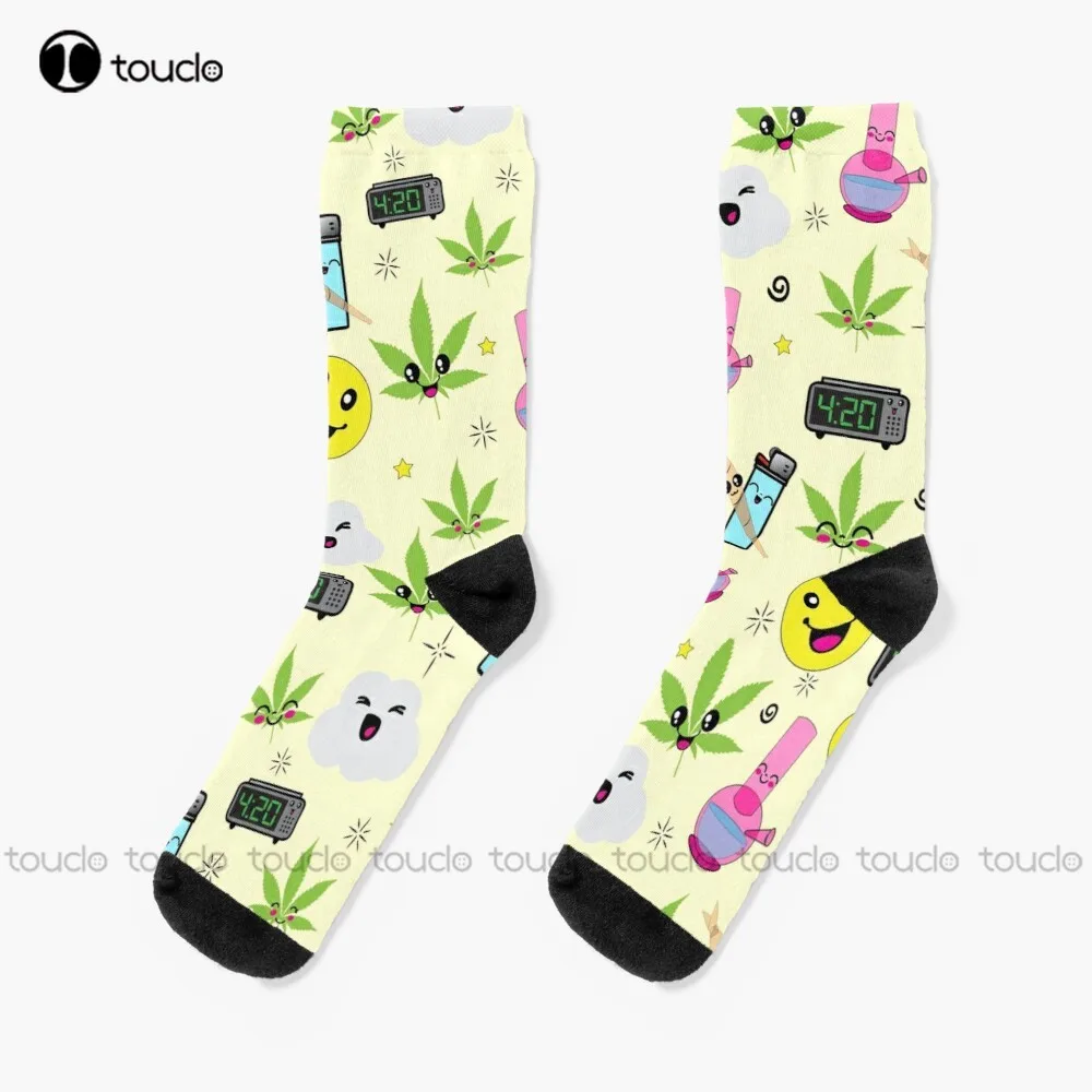 

Super Awesome Cute Stoner Weed Stuff Socks Cotton Socks For Women Personalized Custom Unisex Adult Teen Youth Socks Funny Sock