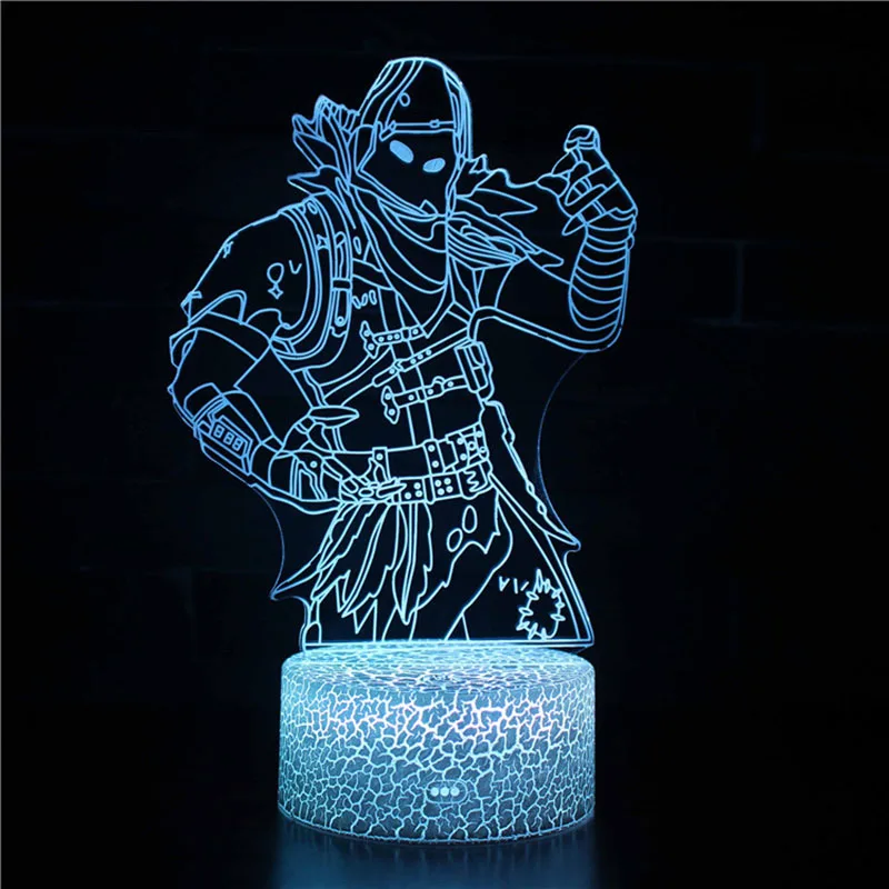 Fortress Night 3D Night Light Colorful Table Lamp