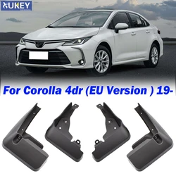 4Pcs/Set Car Mud Flaps Front Rear Mudguards For Toyota Corolla E210 4dr Saloon Sedan 2019 2020 Splash Guards Fender Mudflaps