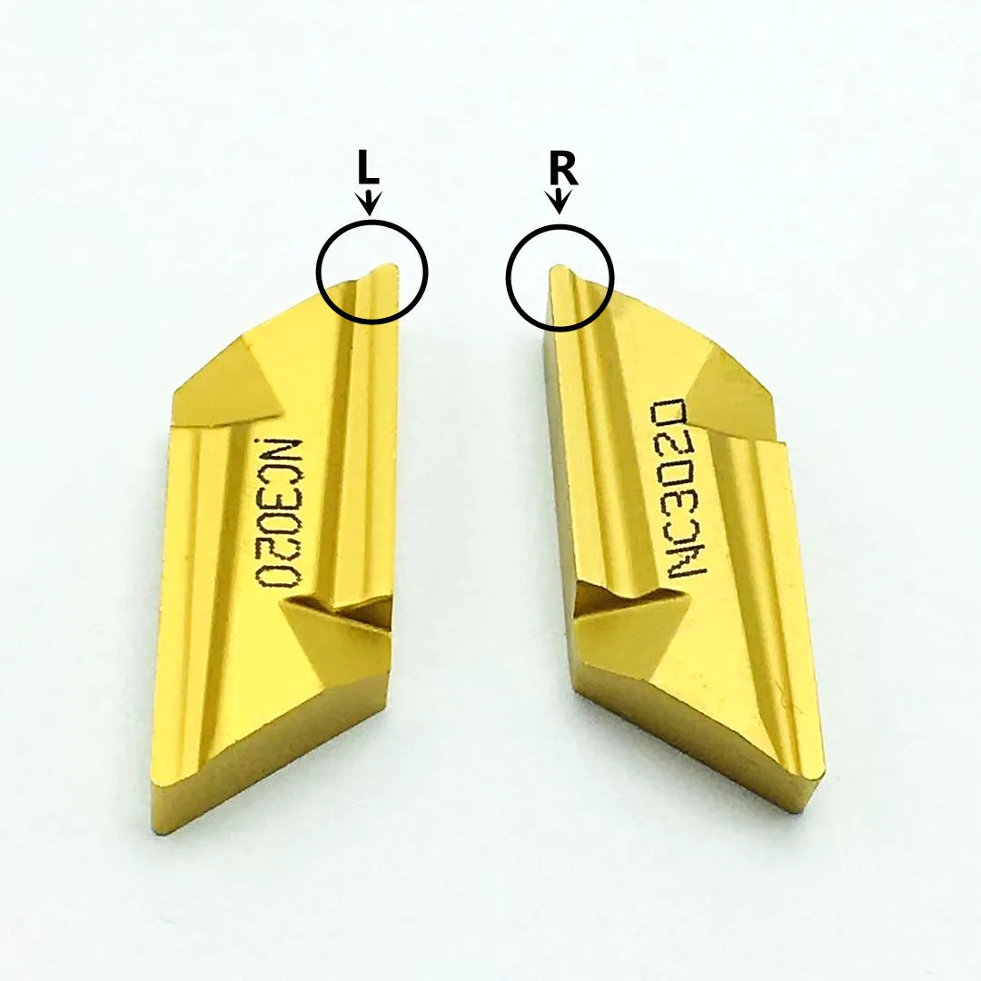 10Pcs KNUX160405R KNUX160405L NC3020 Harde Legering Tool Draaibank Carbide Insert Knux 160405R Draaien Tool