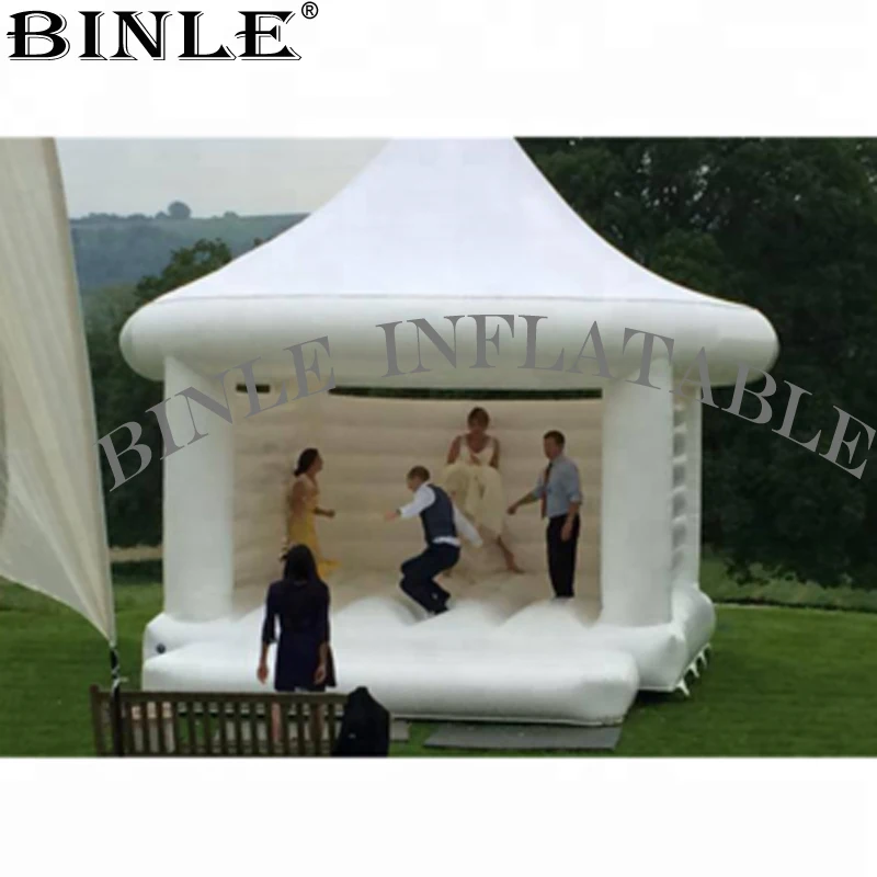 

Commercial Outdoor Romantic Inflatable Wedding Bouncer/White Jumping Castle/ Inflatable Bridal Bouncy House for adults