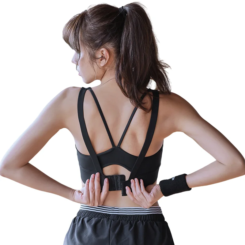 New Yoga Bra For Women Shockproof Sports Underwear Easy To Wear And Take Off The High Strength Beauty Back Fitness Bra Mujer