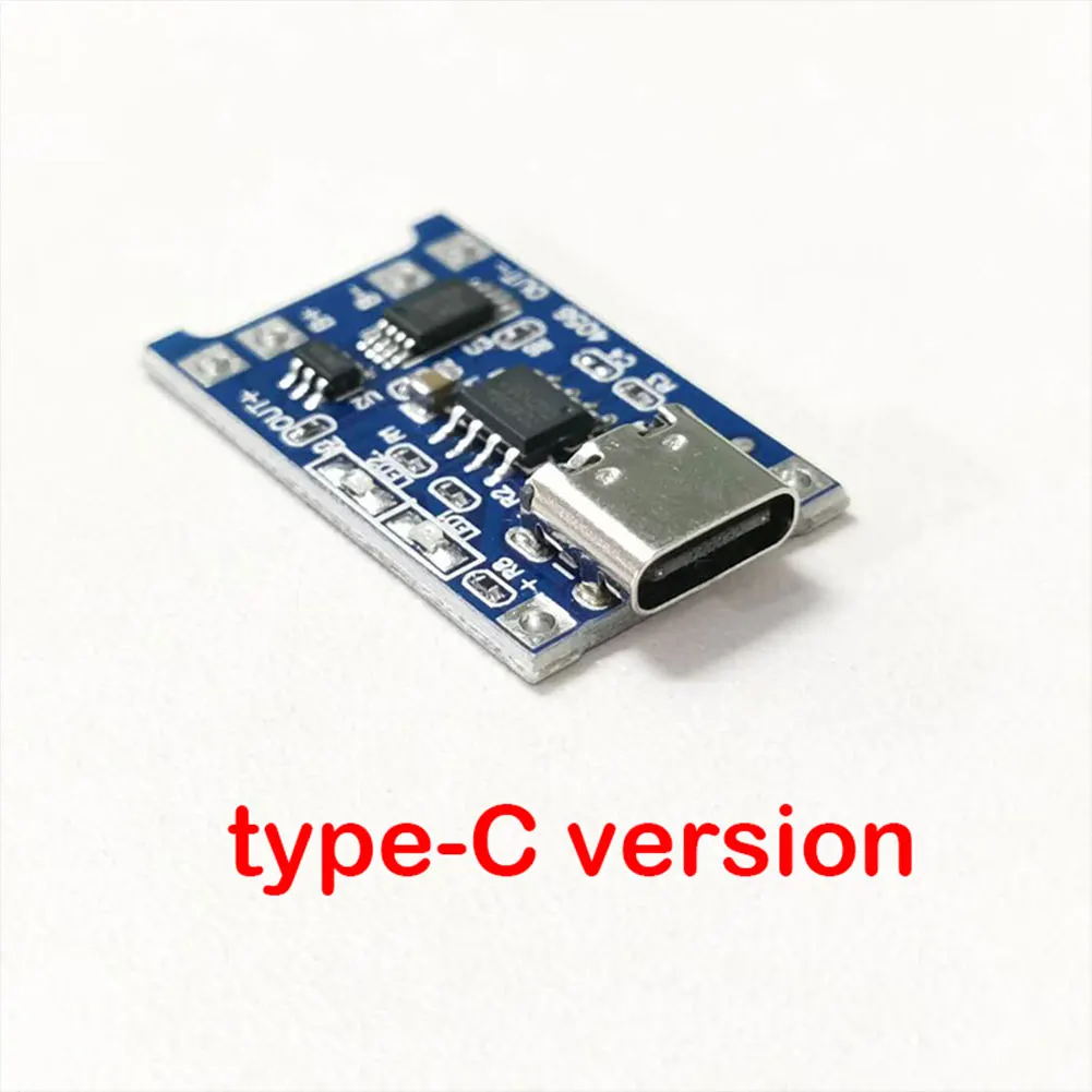 3,7 V Lithium-Batterie-Ladegerät-Schutzplatine, 5 V, 1 A, 2 A, Li-Ion, Lipo-Batterie-Ladeschutz, Zwei-in-Eins-Modul, Micro-USB Typ C – Detail 2