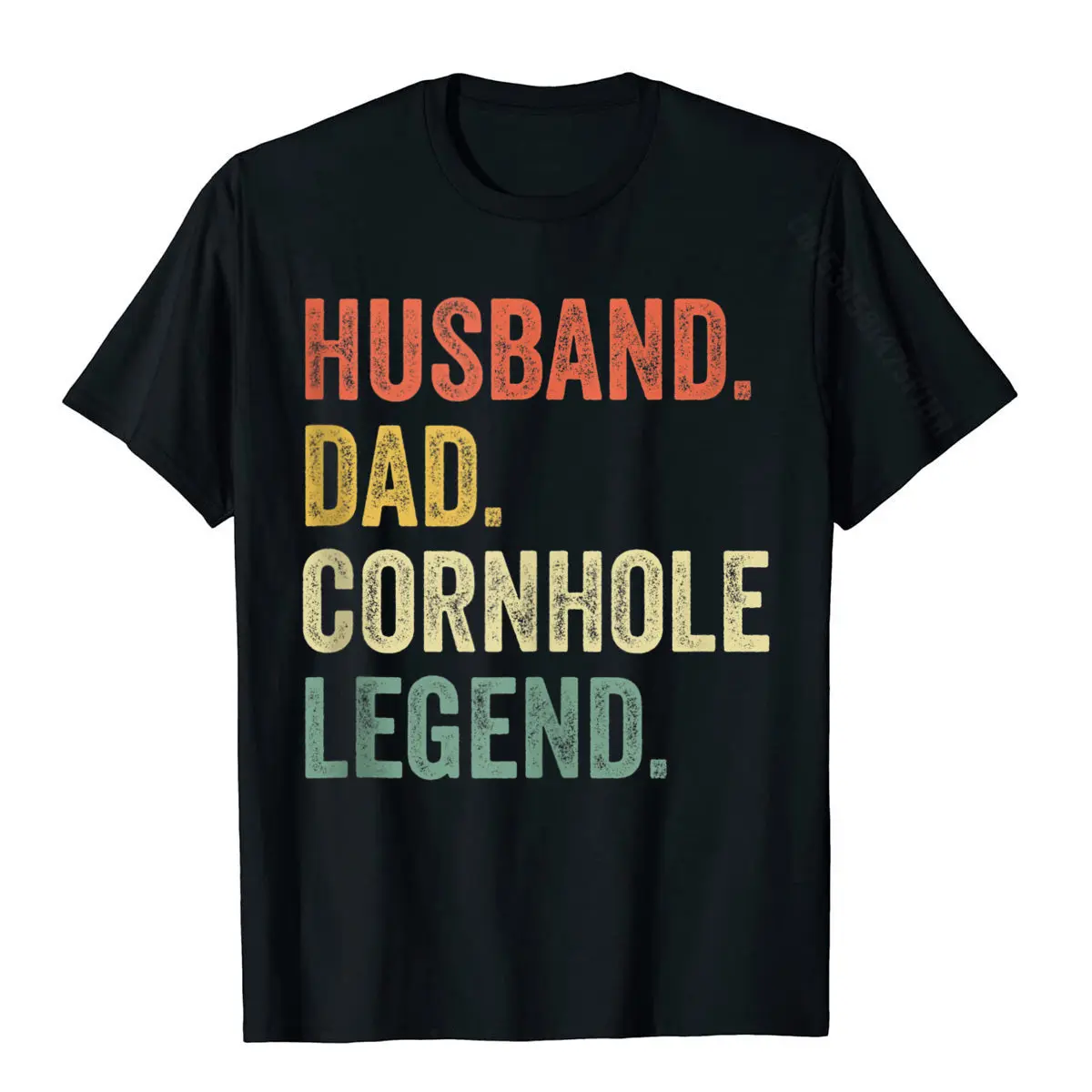 Mens Cornhole Shirt Vintage Funny Gift Husband Dad Legend Basic Top T Shirt Tops & Tees Rife Cotton Normal Fashionable Men