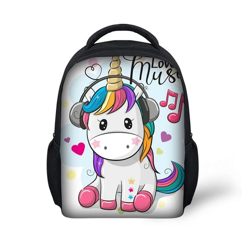 Bookbag padrão dos desenhos animados para crianças, mochila, mochila, pacote de refeição, mochila lápis, meninas e meninos, nova moda, 3 pcs