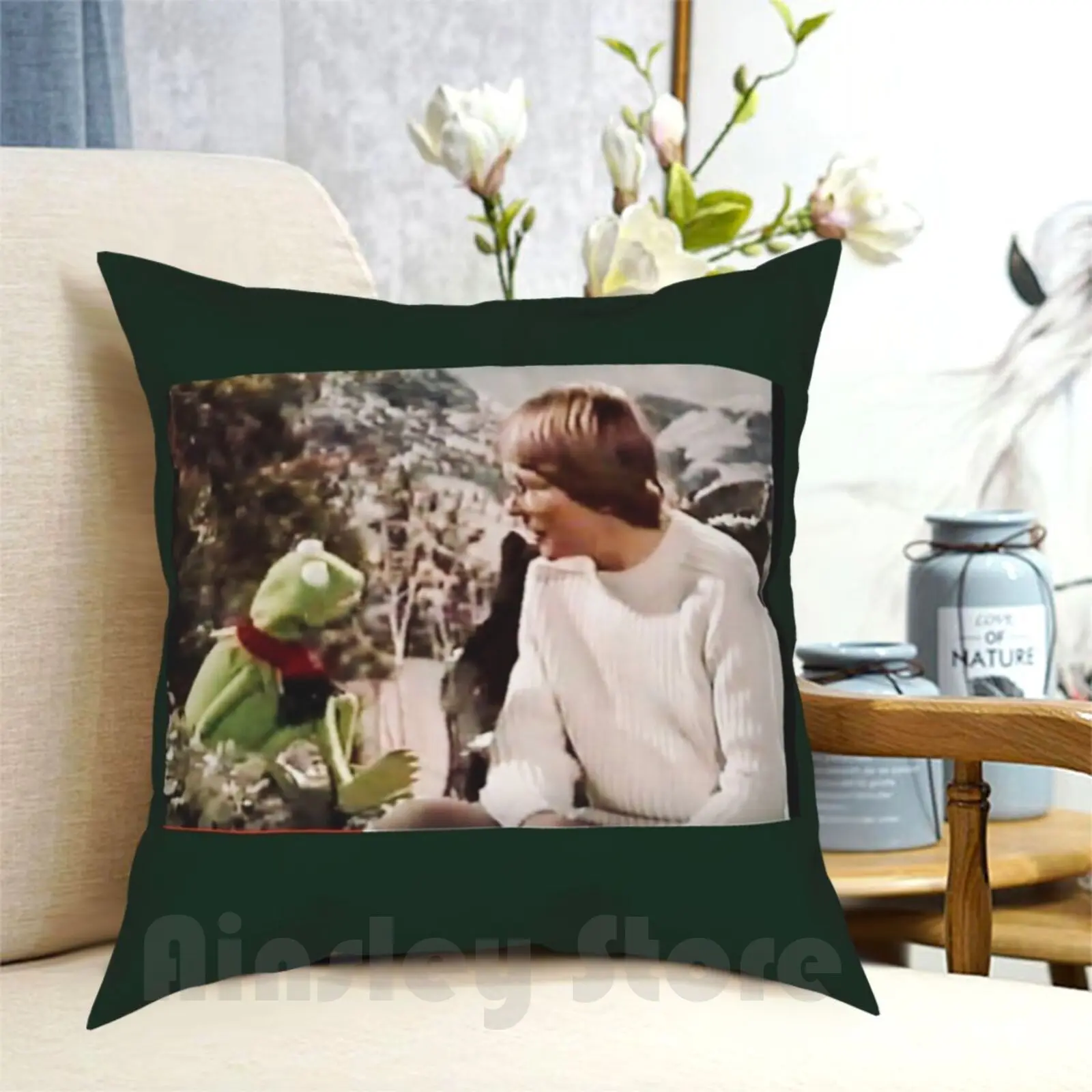 The Frog And John Denver Pillow Case Printed Home Soft DIY Pillow cover The Frog John Denver The The Show Seventies 1970S