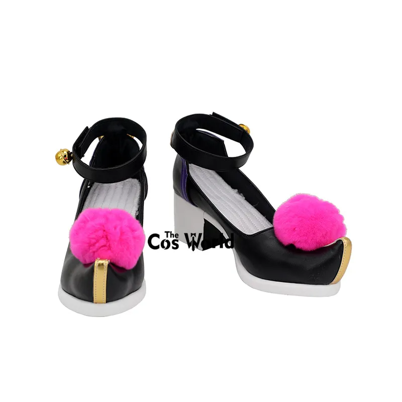 Genshin Liyue Harbour Qiqi Personalizar Juegos Zapatos de Cosplay