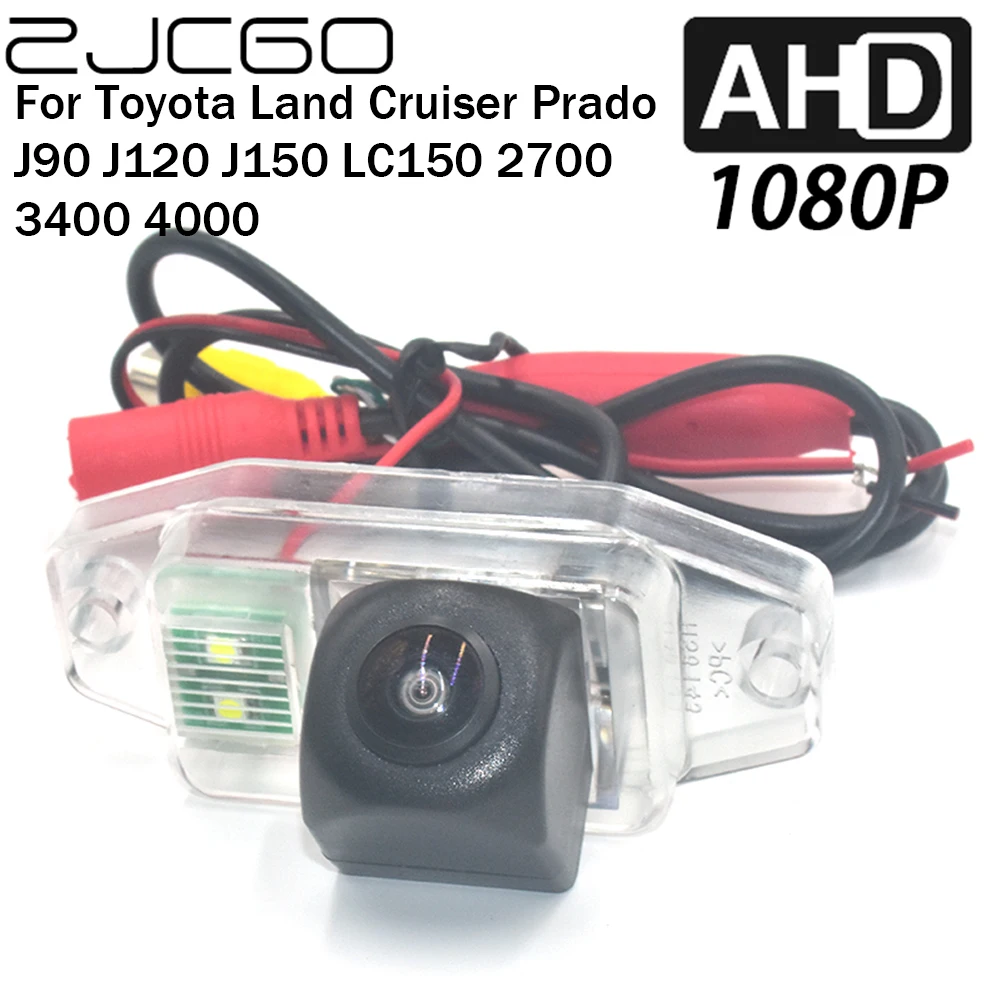 

ZJCGO Car Rear View Reverse Backup Parking AHD 1080P Camera for Toyota Land Cruiser Prado J90 J120 J150 LC150 2700 3400 4000