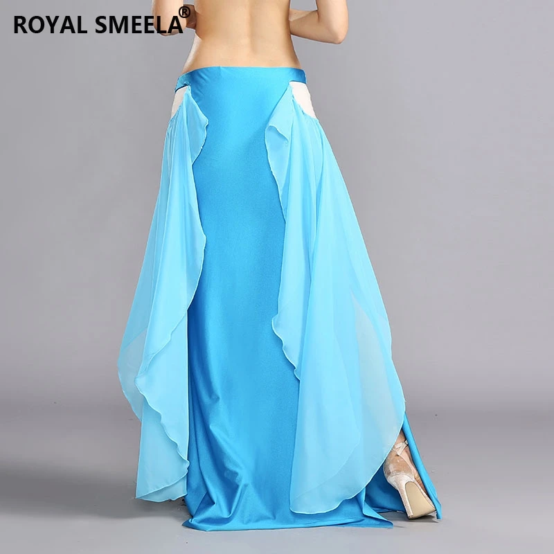 ROYAL SMEELA Sexy Hollow Belly Dance Skirt Long For Women Belly Dancing Outfit professional belly dance Costume bellydance skirt