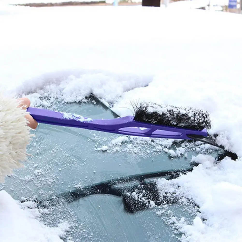 Car Snow Scraper Practical Windshield Frost Remover Plastic High Effectively  Great Car Ice Scraper Snow Removal Brush