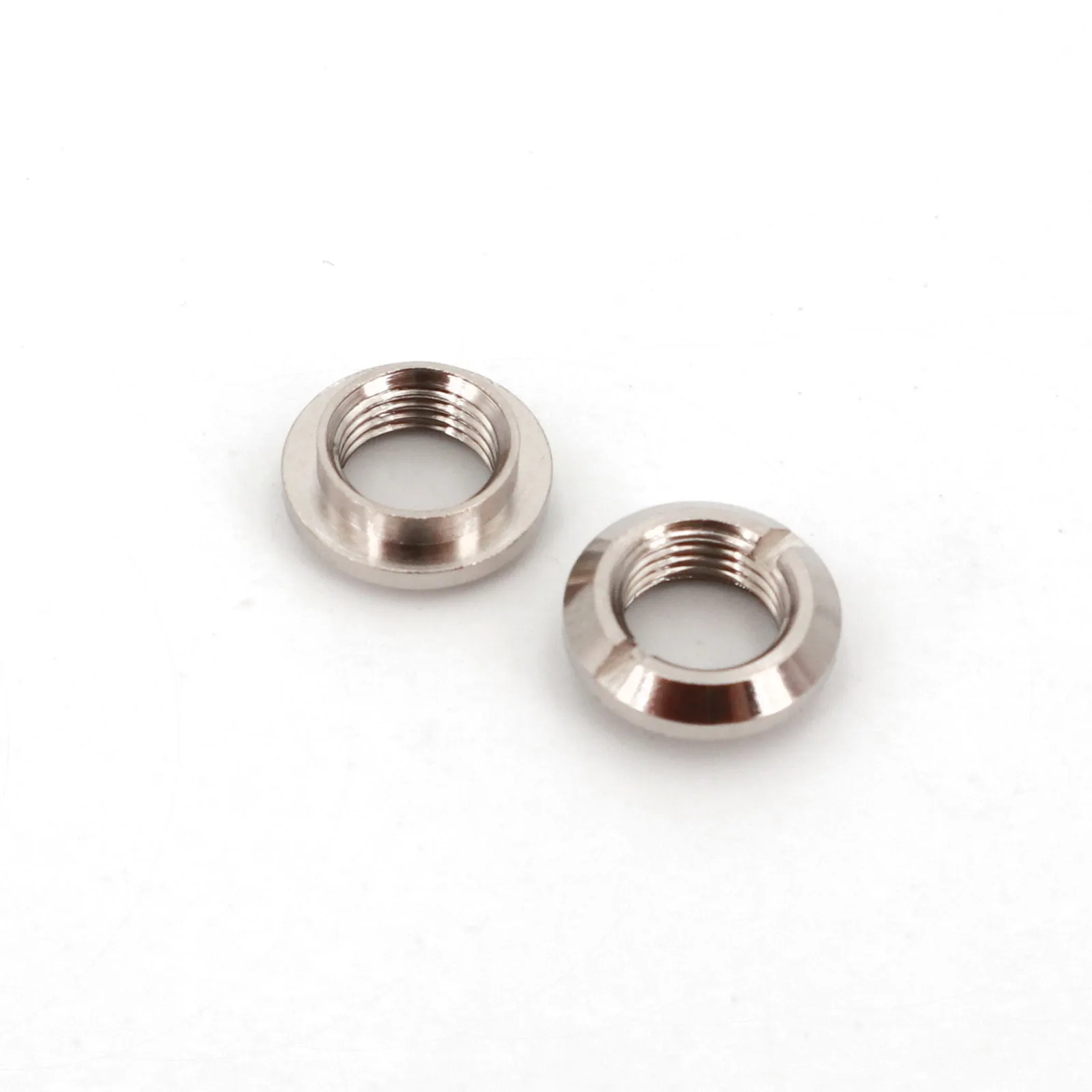 10Pcs Copper Alloy 1/4-40UNS Dress Nut For SH T80-T Series 6.35mm Panel Mount Mini Toggle Switch