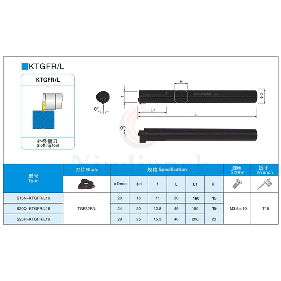 1 Máy Tính S16N-KTGFR16-21D Nội Bộ Grooving Dụng Cụ Xoay S20Q-KTGFR16-25D Xẻ Rãnh Dụng Cụ KTGFR Thép Lò Xo Arbor Tiện Bằng Máy CNC Công Cụ