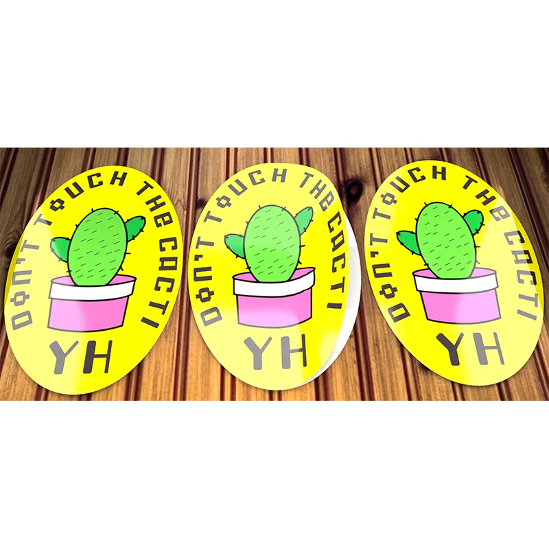 Foliedruk Vinyl Sticker Labels Afdrukken