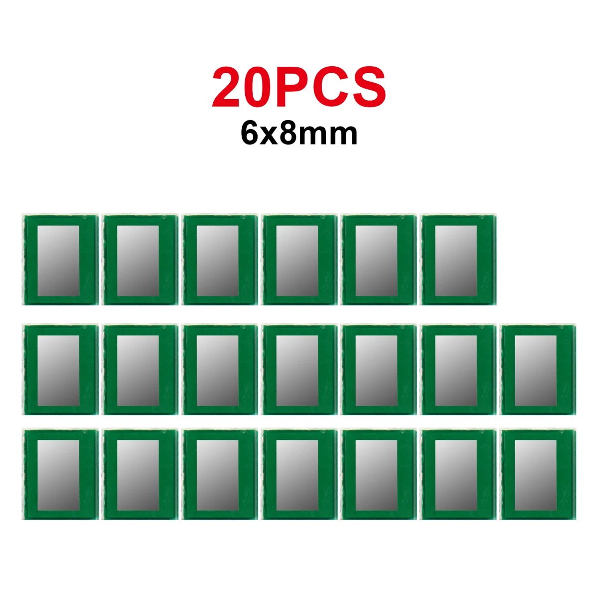 20Pcs Double Sided Copper PCB Board FR4 Fiberglass Copper Clad Plate Circuit Board Fr4 Circuirts 1.0mm 5x5 5x7 5x10 6x8mm