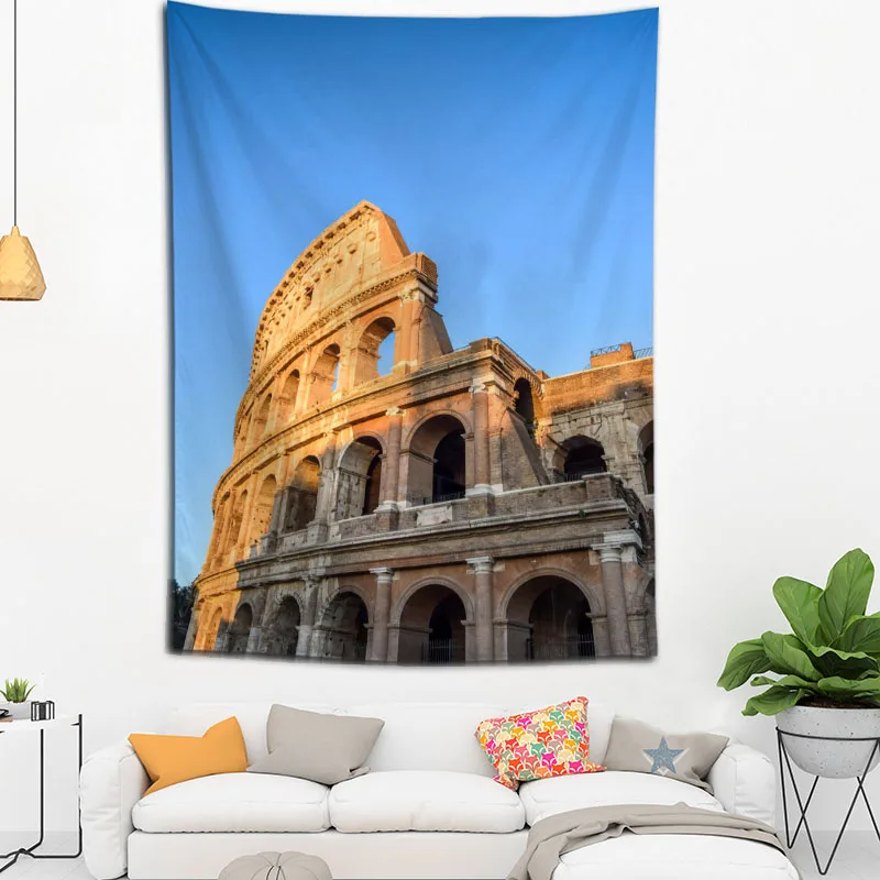 Hot Sale Custom Rome Large Wall Tapestry  Wall  Hanging Bohemian Wall Tapestries Mandala Wall Art Decor