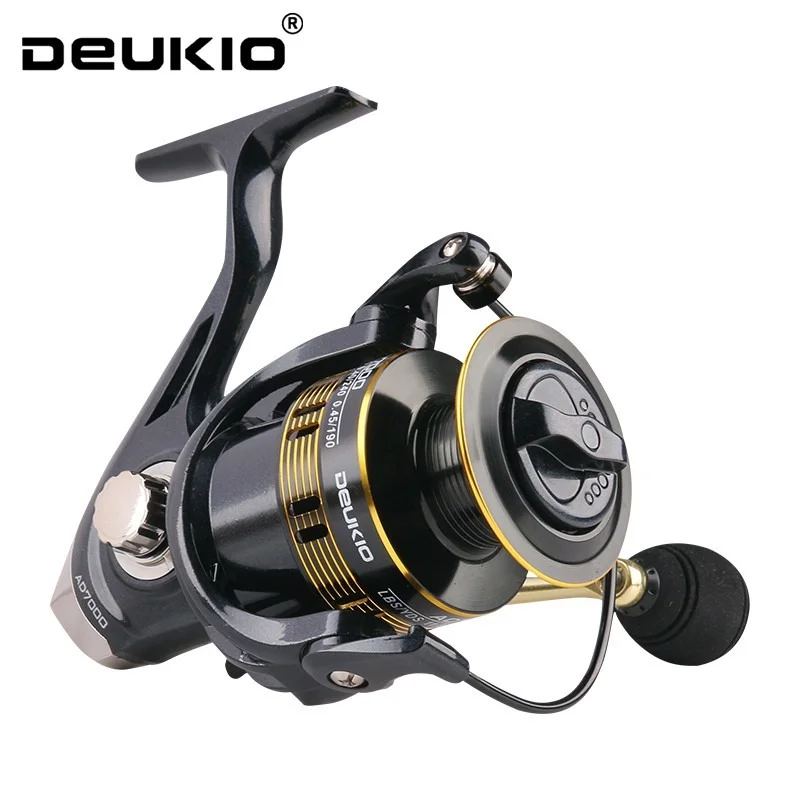 Fishing Reels AD 2000-7000 Metal Spool 12KG Max Drag 5.2:1 Carp Fishing Spinning Reel Feeder Saltwater Reels Sea Tackle