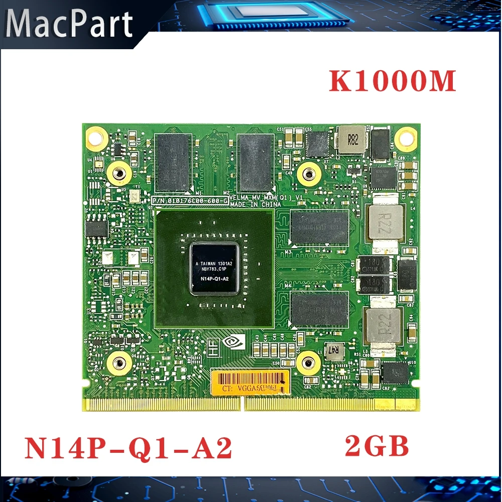 

Quadro K1000 K1000M 2GB N14P-Q1-A2 Video Graphics Card With X-Bracket For iMac A1311 2010 2011 A1312 2009 2010 2011 years