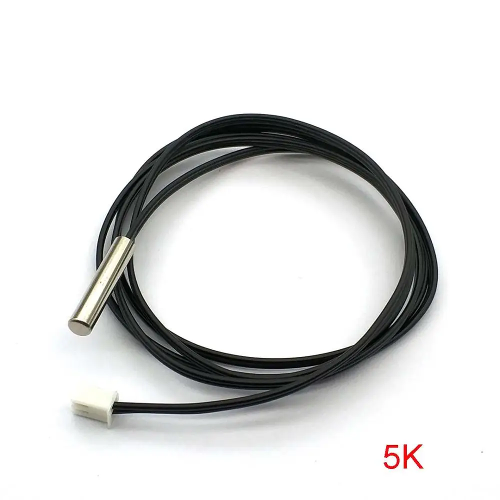 NTC Thermistor Temperature Sensor Waterproof Probe Wire 5K 10K 20K 50K 100K 1% 3950