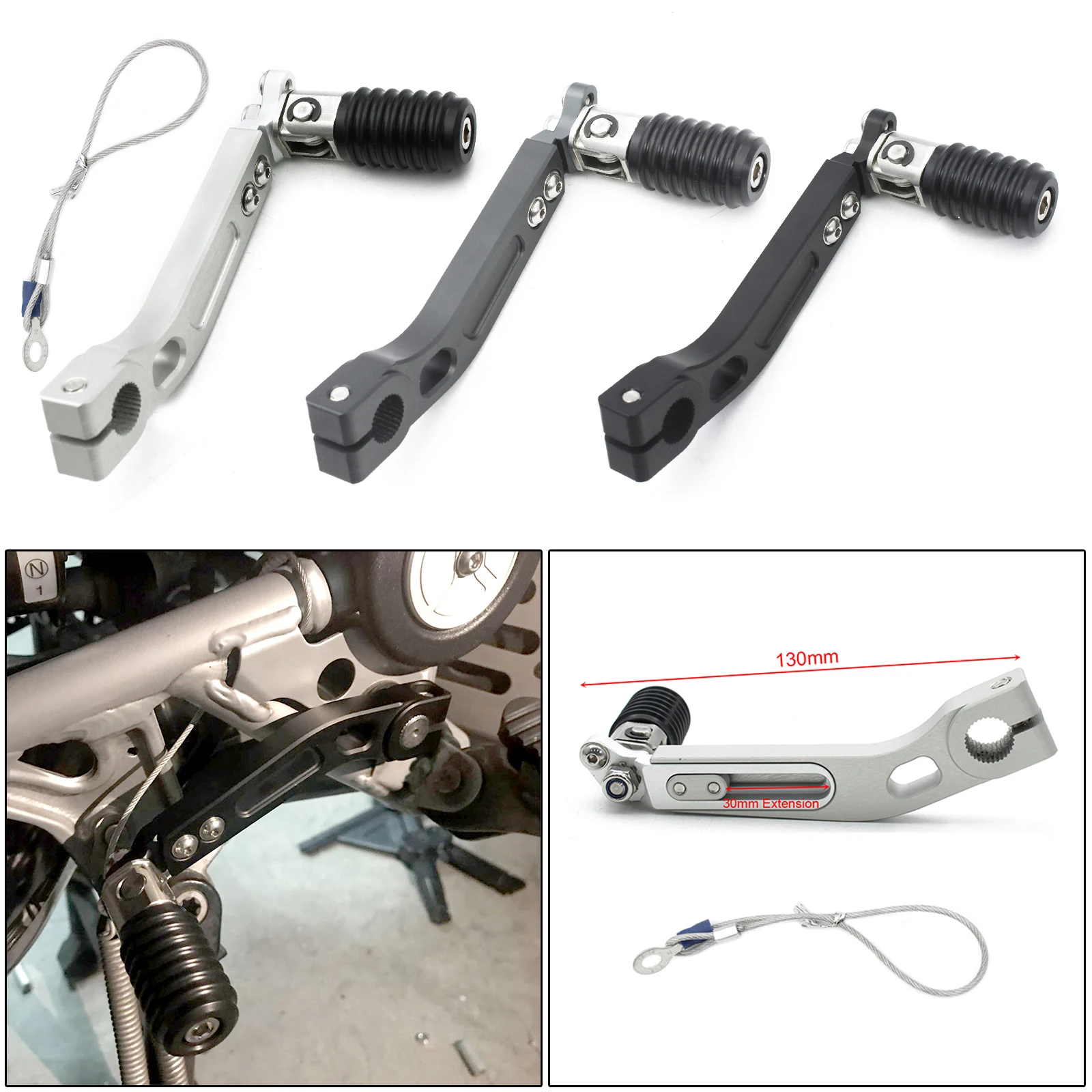 

Gear Shift Lever Pedal Adjustable Shifter Over For BMW R1200GS Adventure 2008 2009 2010 2011 2012 Motorcycle Aluminum