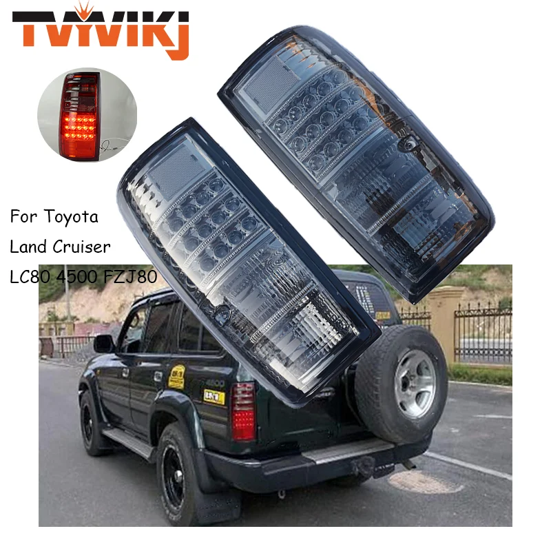 TVYVIKJ LED Tail Light Assembly For Toyota Land Cruiser Prado LC80 FZJ80 4500 1991-1997 Lexus LX450 Rear Brake Lamp Halogen