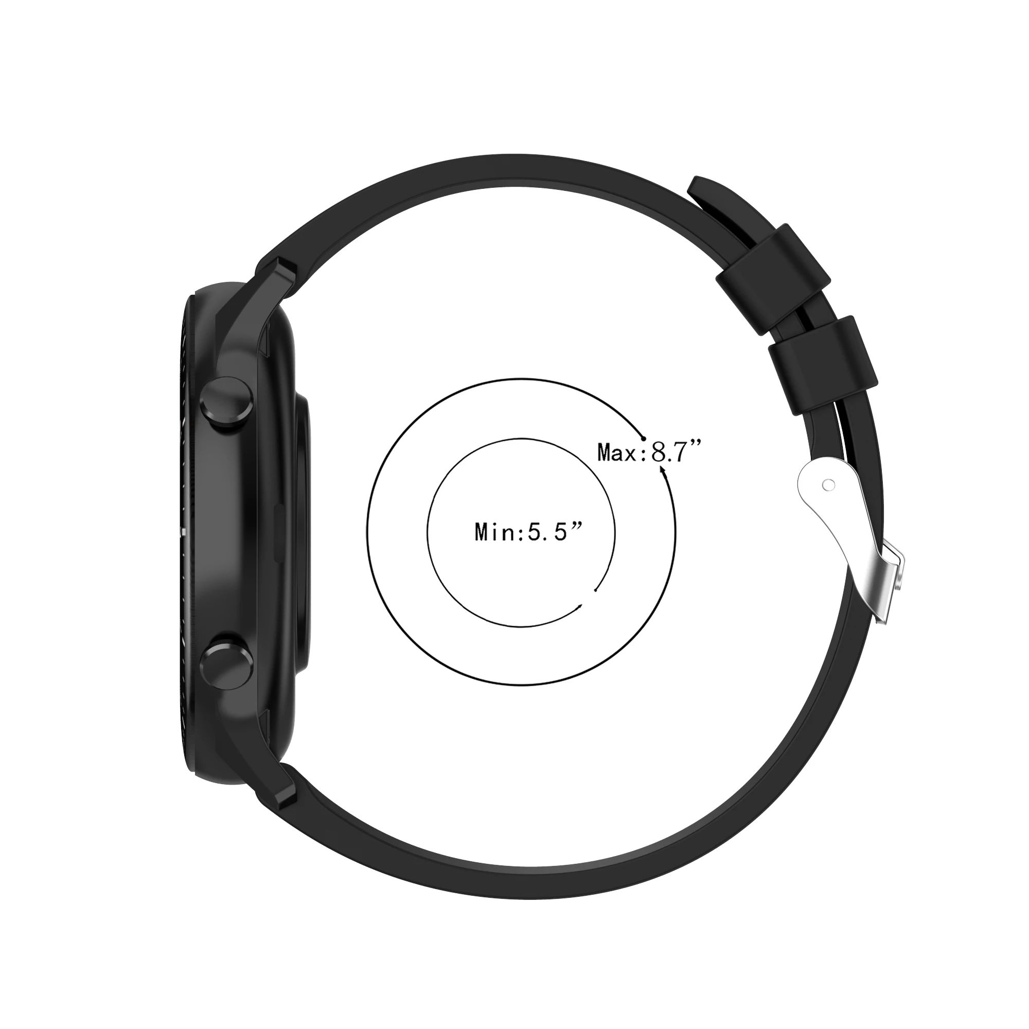 Für Xiaomi Huami Amazfit GTR 2 2e Silikon Uhr Band Strap Für Amazfit GTR 47 & 42mm Stratos Tempo bip GTS 20/22mm Handgelenk Armband – Detail 3
