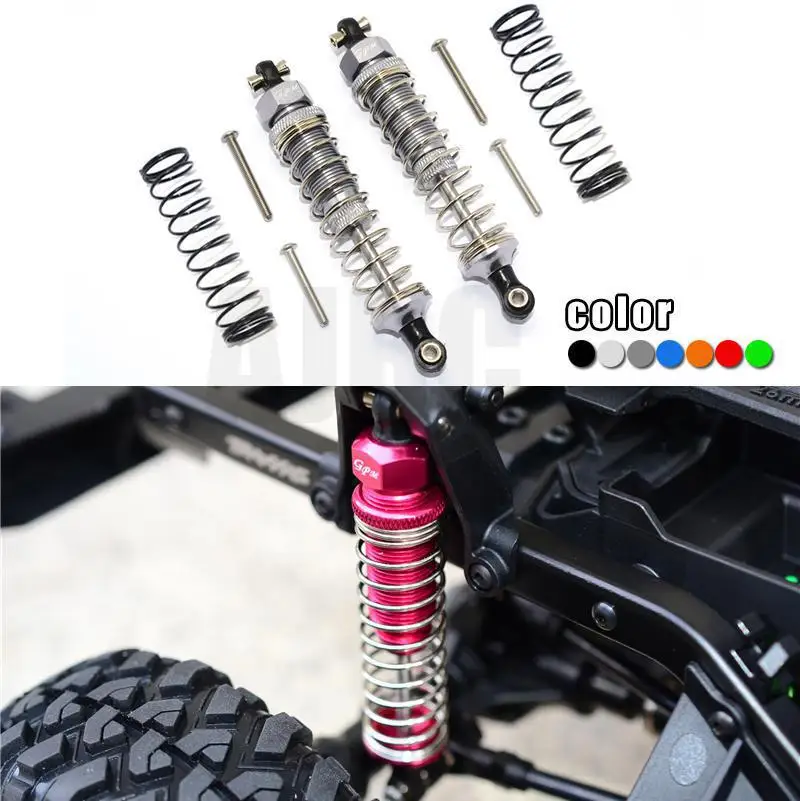 

Adjustable Oil Shock Absorber 90mm Metal Hydraulic Damper for 1/10 RC Crawler TRX4 AXIAL D90 SCX10 CC01 TRX-6 G63