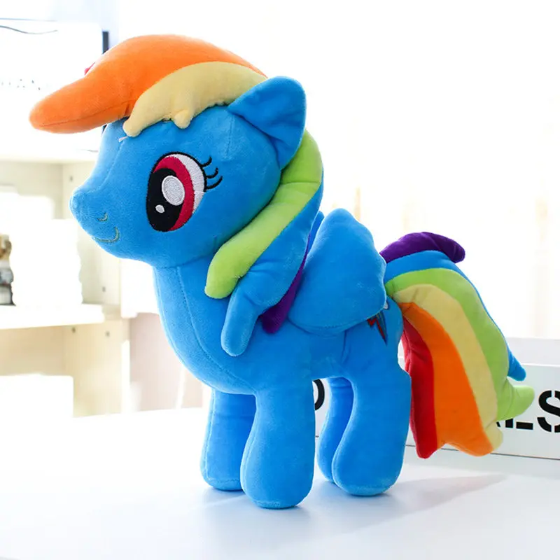22- 40cm My Little Pony Toy Stuffed Plush Doll Pinkie Pie Rainbow Dash Movie&TV Unicorn Toys Friendship Is Magic For Girls Gifts