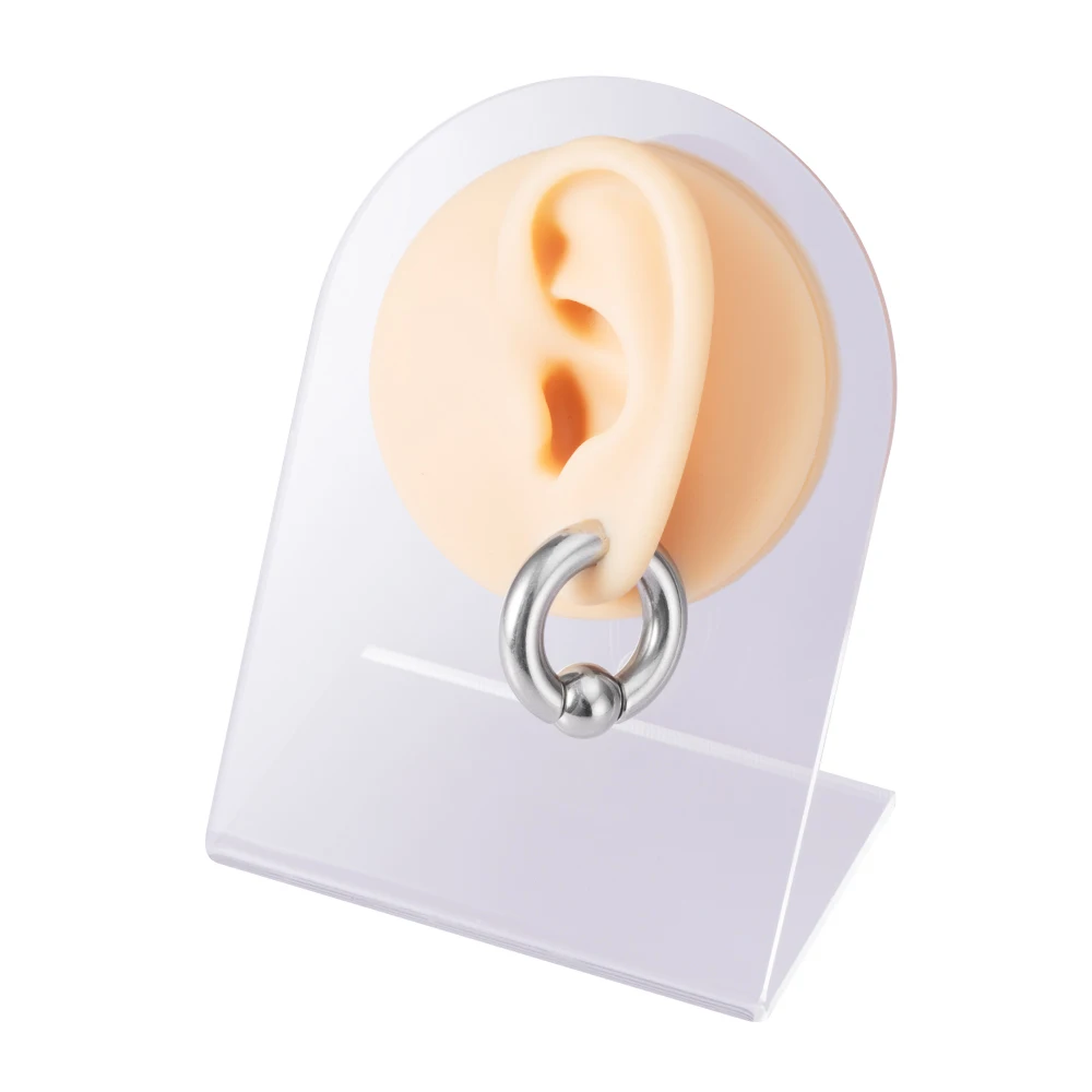 1PC 3-8mm Punk Ear Gauge BCR Ball Closure Nose Septum Ring Jewelry Surgical Steel Ear Piercing Weights Stretcher Expander Unisex