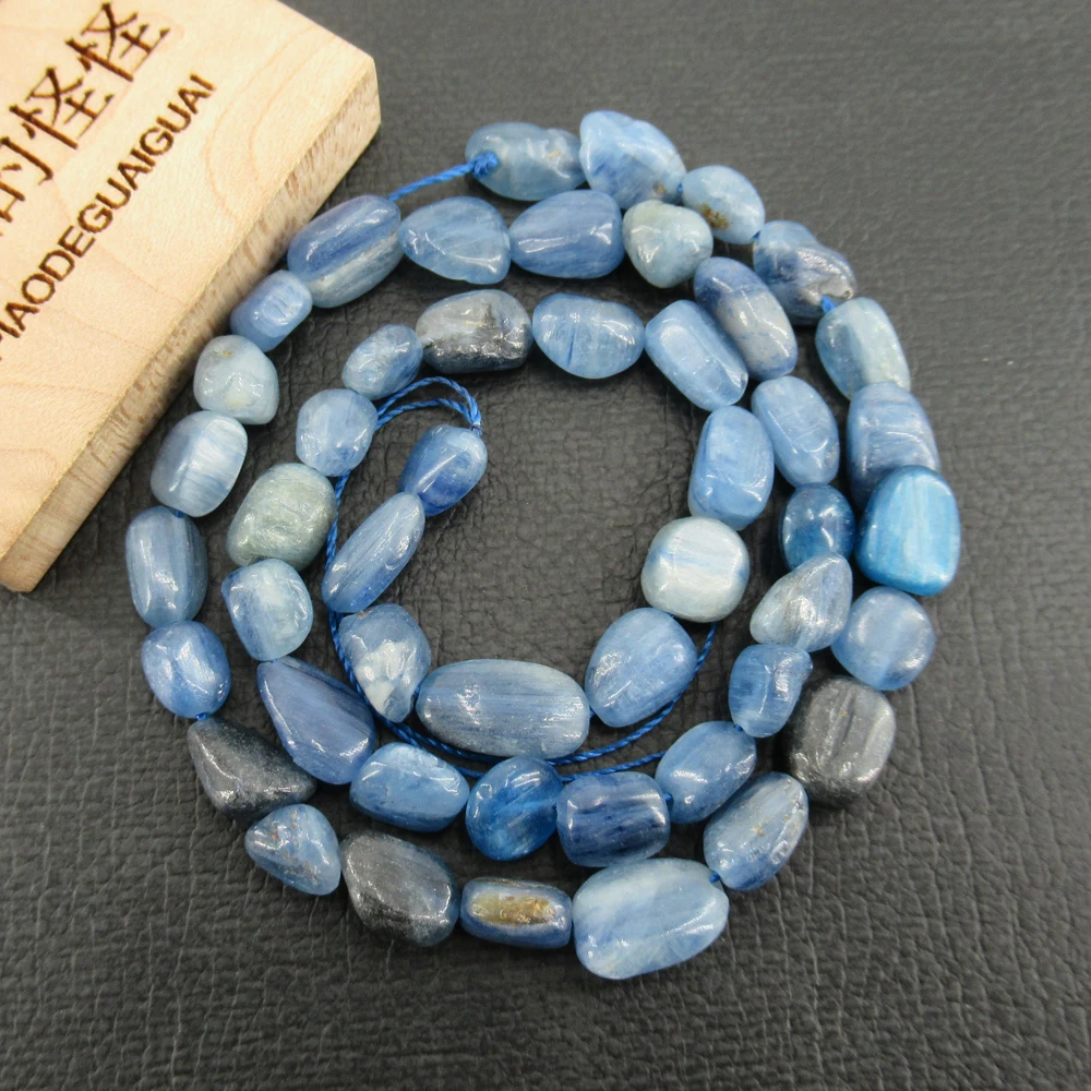 APDGG Natural Blue Kyanite Beads Nugget Freeform Real Gems Stone 15\