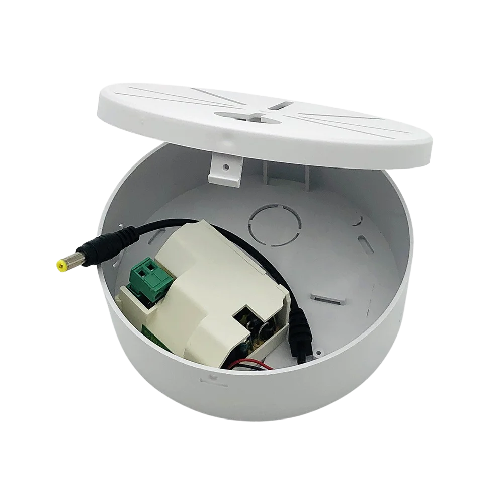 ABS Plastic Box Indoor Dome Security Surveillance CCTV Camera Bracket Ceiling Mounting Integrated Hemisphere Camera Bracket