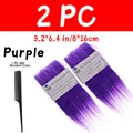 2 piezas moradas