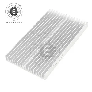 1 Pcs 100X60X10 Mm IC Wastafel Panas Paduan Aluminium HeatSink Cooling Pad Cooler Radiator untuk CPU LED Power Supply 10 radiator pendingin penjualan terbaik - №