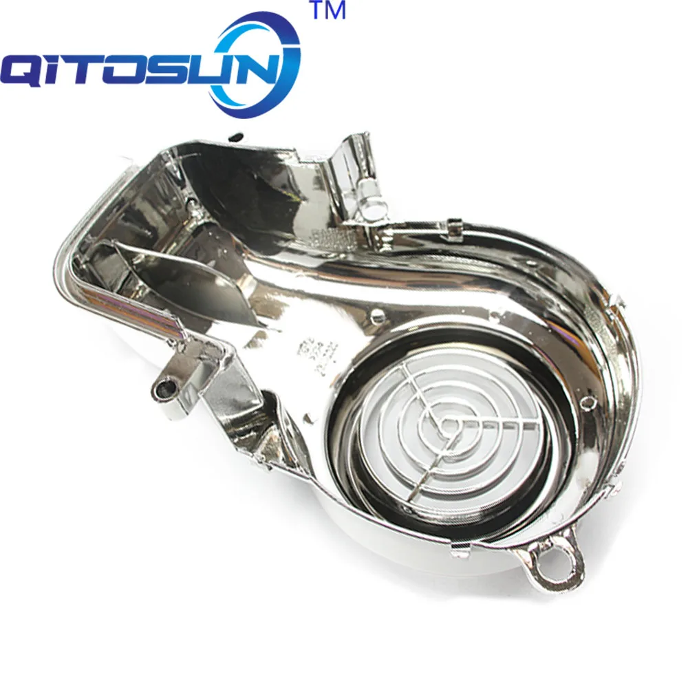 Motorcycle Accessories For 5SU SA16J JOG50 ZR EVOLUTION Motorcycle scooter chrome fan cover