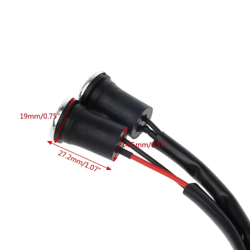 2Pcs DC 12V Neutral Reverse Motorcycle N/R Light  Plastic Indicator ATV Light Gear For 50cc 110cc 125cc 150cc 200cc 250cc