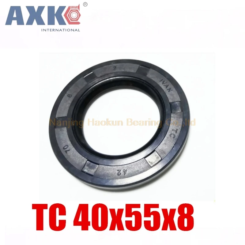 

10pcs AXK 40x55x8 TC40x55x8 NBR Skeleton Oil Seal 40-55-8 Seals AXK high-quality Seals Radial shaft seals Nitrile rubber