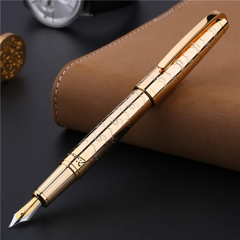 

Picasso 918 Pimio Dreamy Polka Exclusive Metal Fountain Pen Iridium Fine Nib Ink Pens Gift Box Optional Business Office