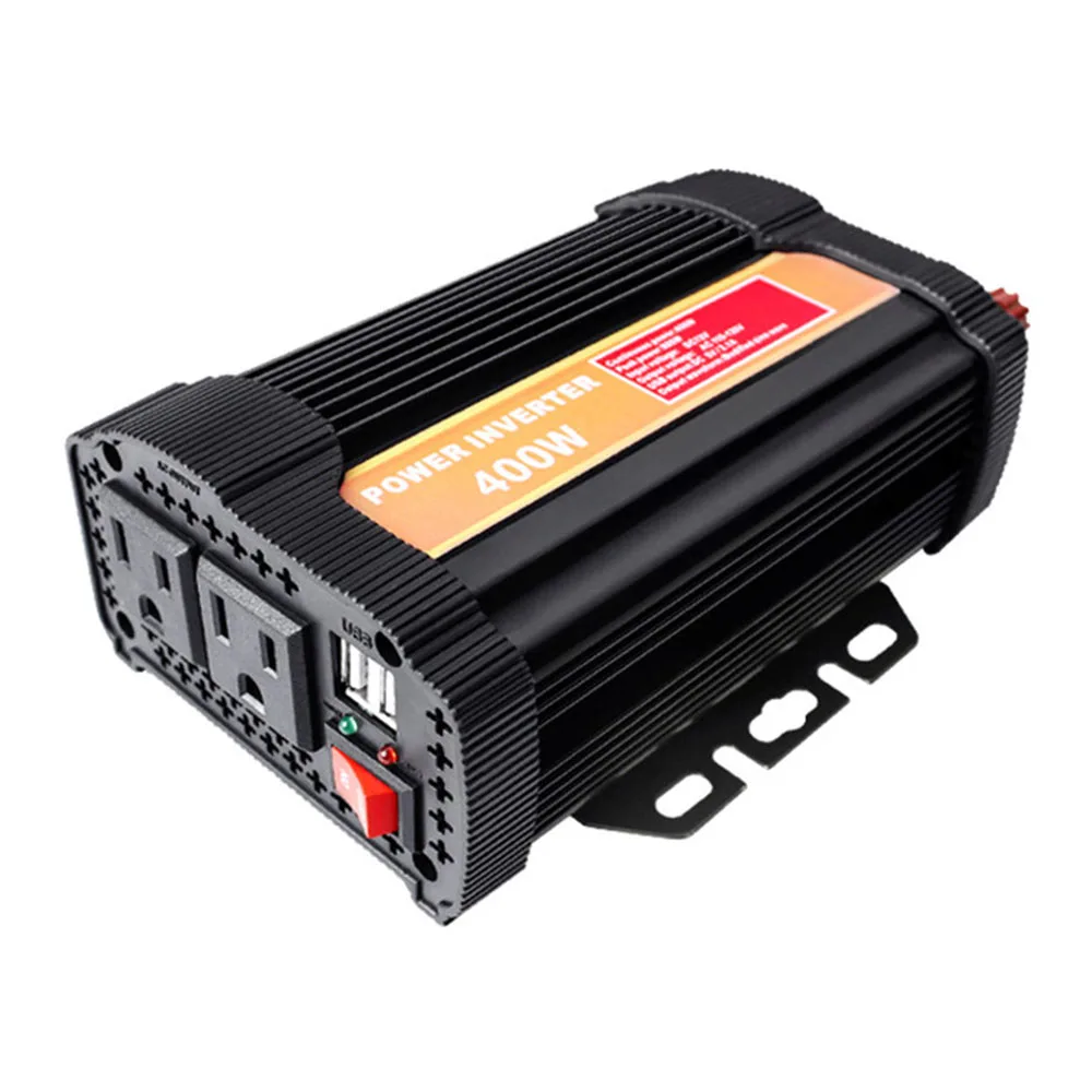 

Pure Sine Wave inverter 400W DC12V 24V to AC110V 220V 60Hz Inverter power Converter Portable Car Voltage transforme US Socket