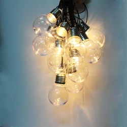Festoon Led Wedding String Lights Christmas Globe Bulb Fairy Lamps Garland For Party Terrace Home Decoration
